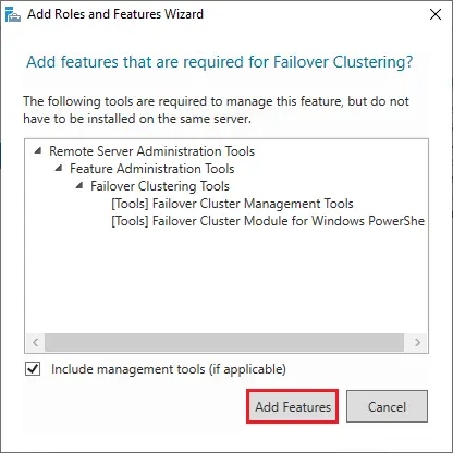 Select failover clustering tools