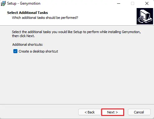 Setup Genymotion addition tasks