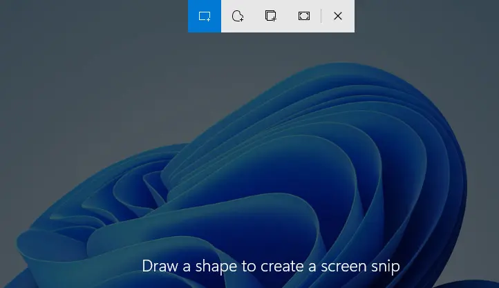 Snip & sketch app