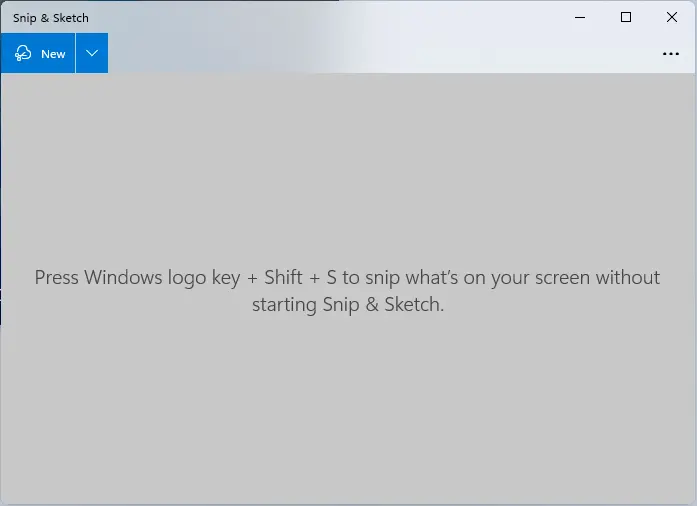 Snip & sketch tool