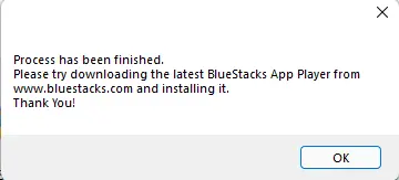 Uninstall bluestacks completely