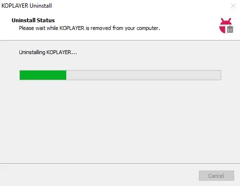 Uninstalling KOPLAYER