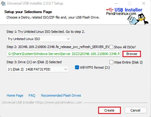 Universal USB Installer