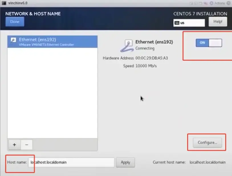  Vinchin Backup enable ethernet