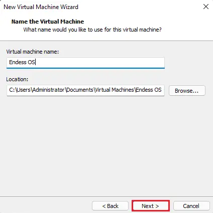 Virtual machine name workstation