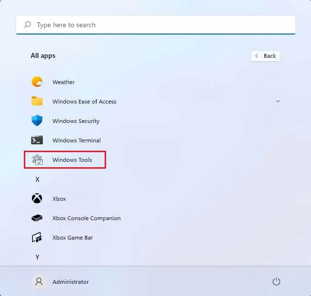 Windows 11 All apps