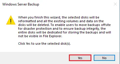 Windows Server Backup