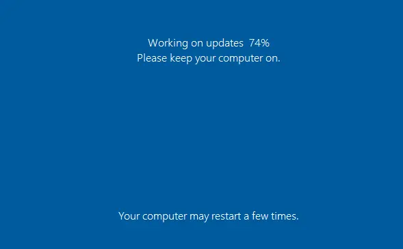 Windows working on updates