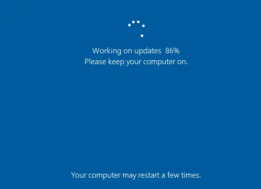 Windows working on updates