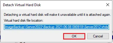 detach virtual hard disk