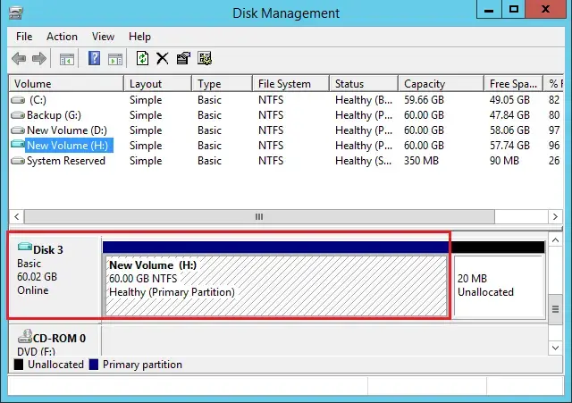 disk management