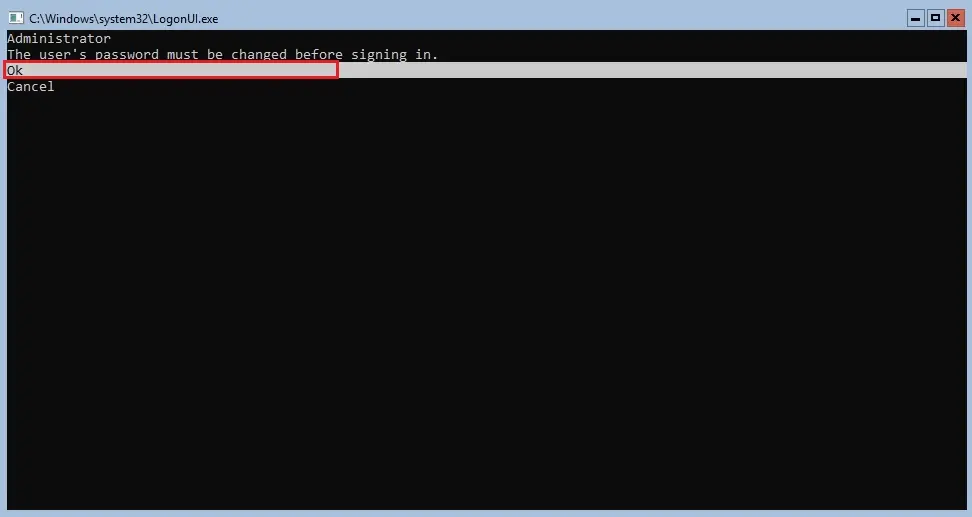 hyper-v core server login