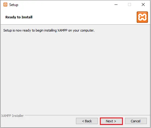 installation xampp on your computer