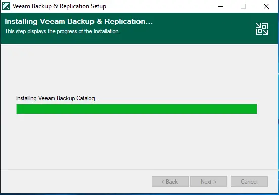 installing veeam backup catalogue