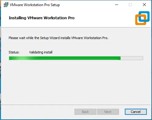 installing vmware workstation pro