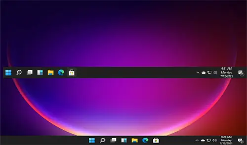 move taskbar in windows 11