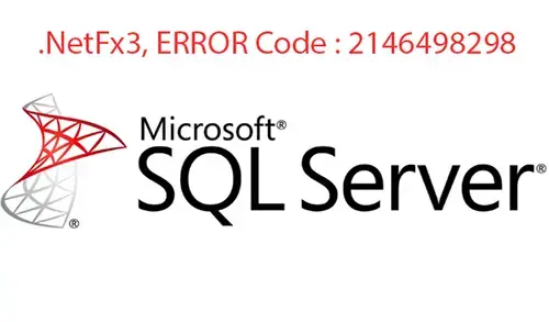 netfx3 error in sql server