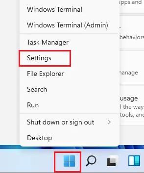 right click windows 11 button