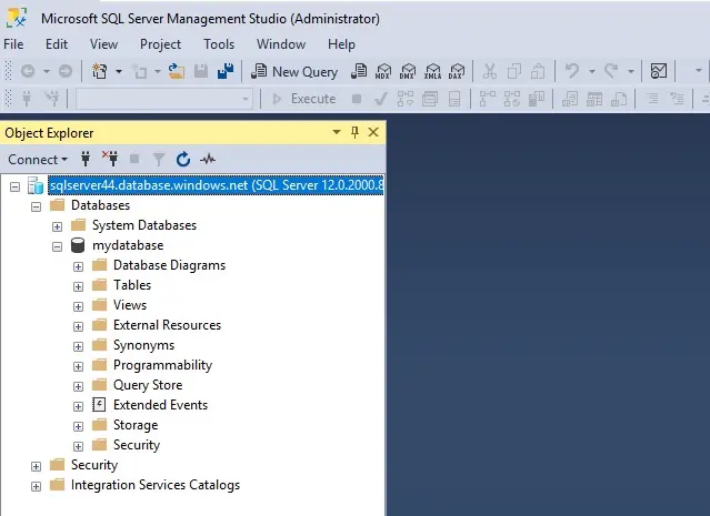 sql server management studio