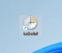 taskschd shortcut on desktop