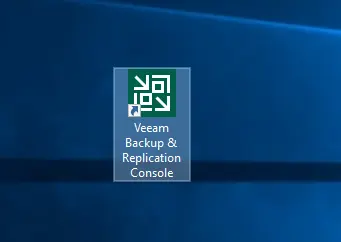 veeam backup desktop shortcut