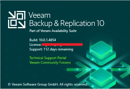 veeam backup version 10