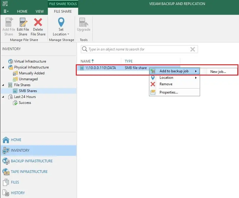 veeam file share