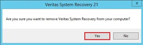 veritas system recovery ok