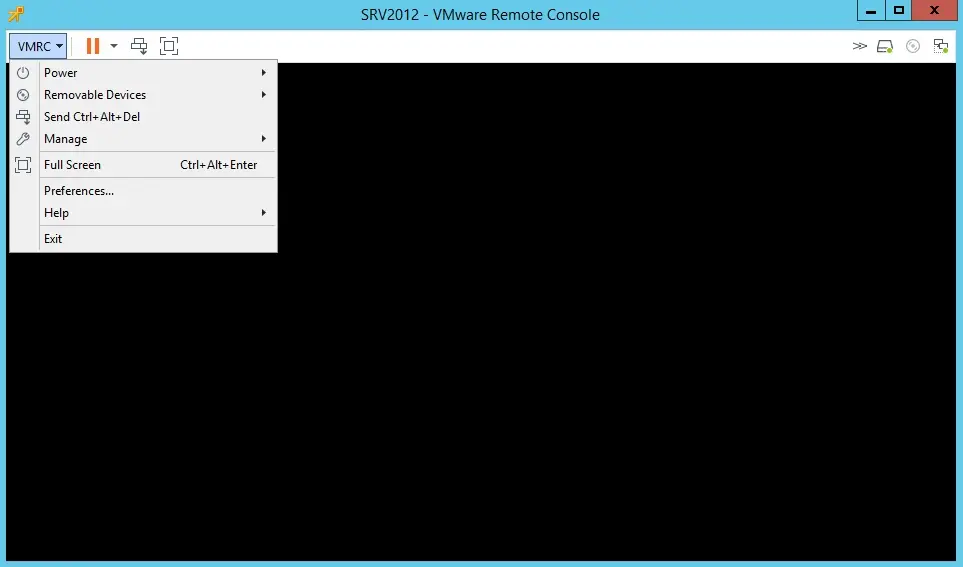 vmware remote console