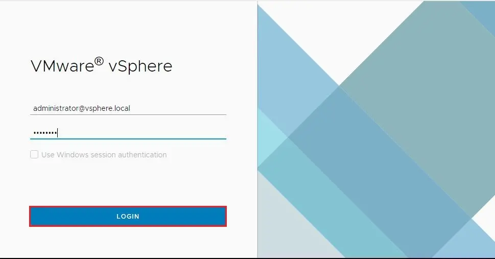 vmware vsphere client