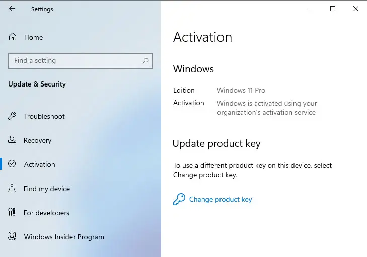 windows 11 activation