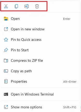 windows 11 context menu