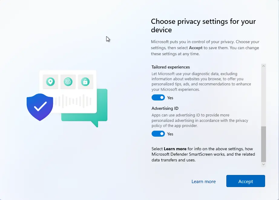 windows 11 privacy setting