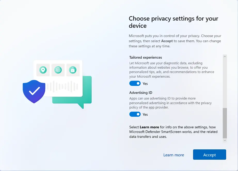 windows 11 privacy settings