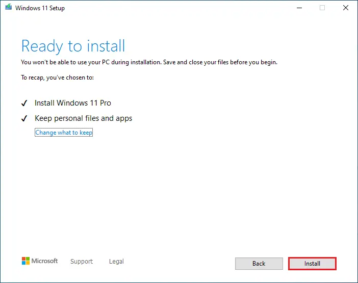 windows 11 setup install