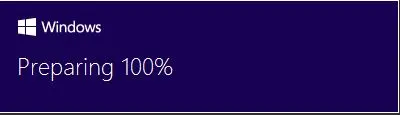 windows preparing