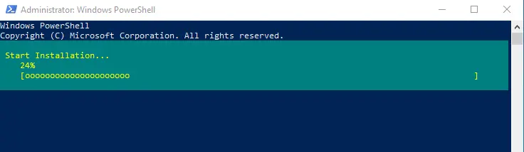 windows server backup installation powershell