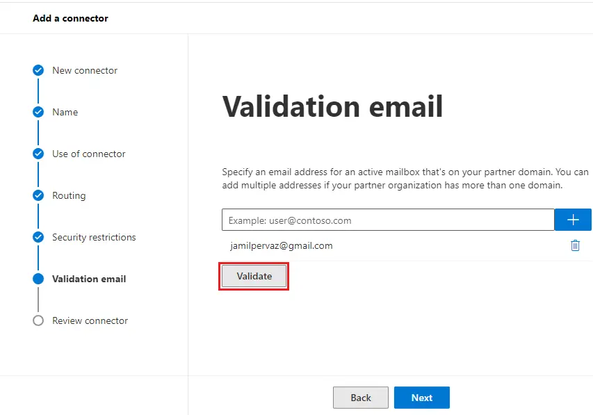 Gmail marking emails as spam validation