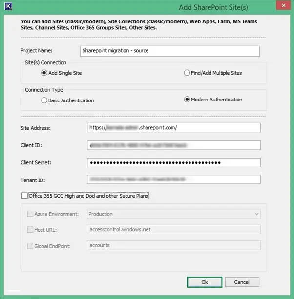 SharePoint to SharePoint migration