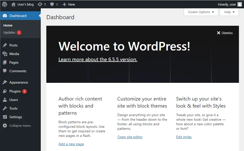 Welcome to WordPress Bitnami