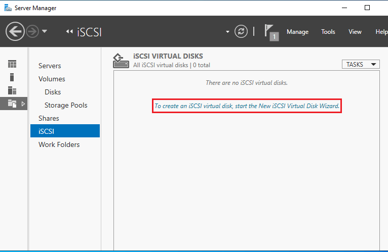 iSCSI virtual disks