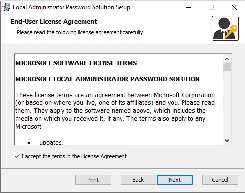 LAPS end user license agreement