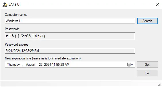 Local administrator passwords solutions