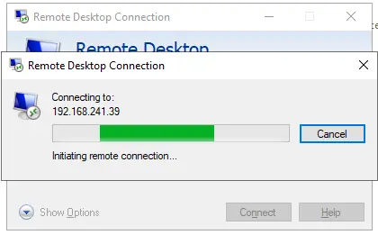 Remote desktop session freezes