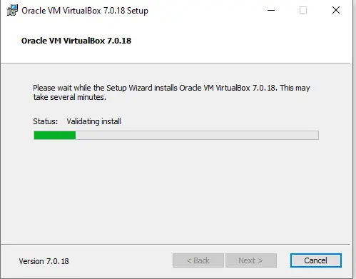 Updating VirtualBox version