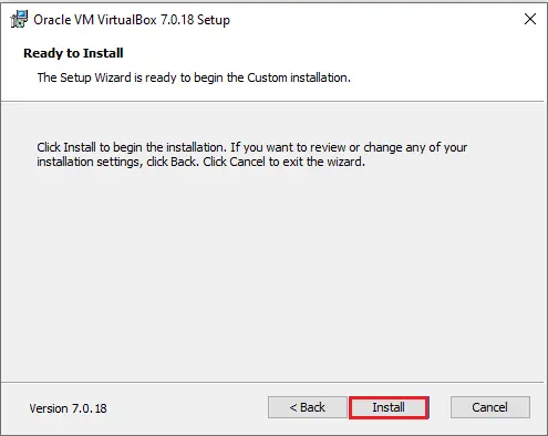 Upgrade Oracle VM VirtualBox