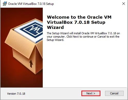 Welcome to the VirtualBox setup