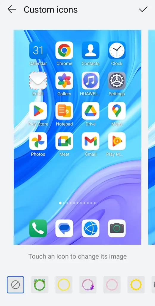 change app icons back to normal