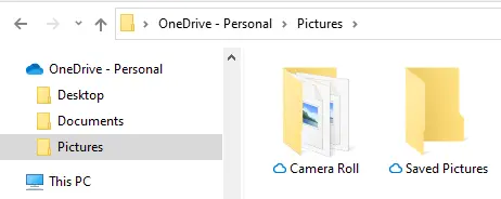 OneDrive pictures